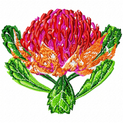Flowers And Tree Embroidery Design 11 Flowers And Tree Embroidery Design 11